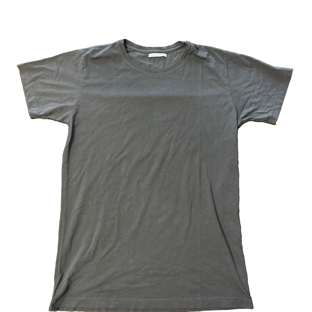 John Elliott Mens Tee Charcoal Size 2 Made In USA